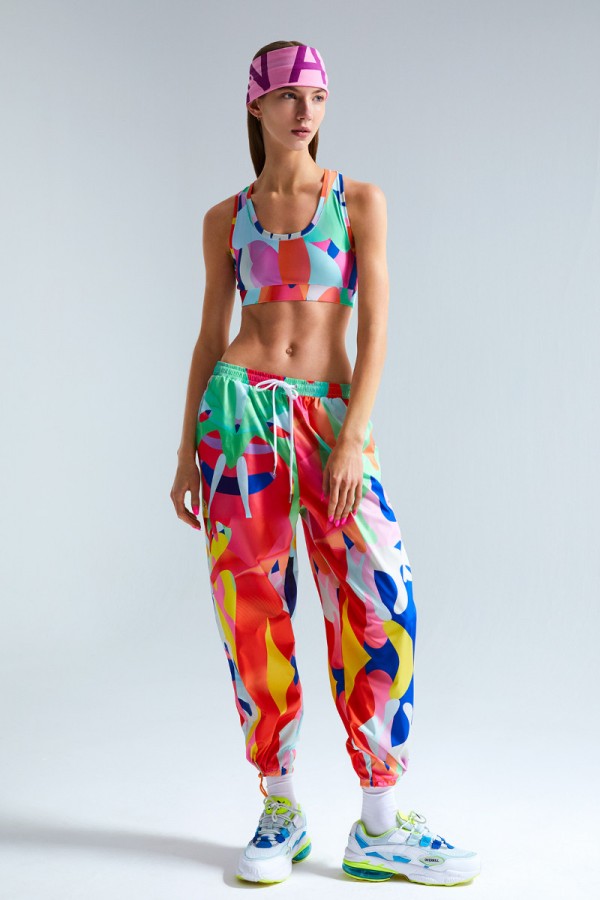 Printed lightweight track pants  HOVER
