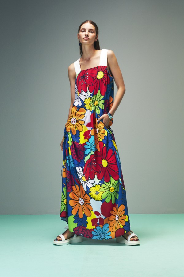 Simi Floral Printed Maxi Dress HOVER