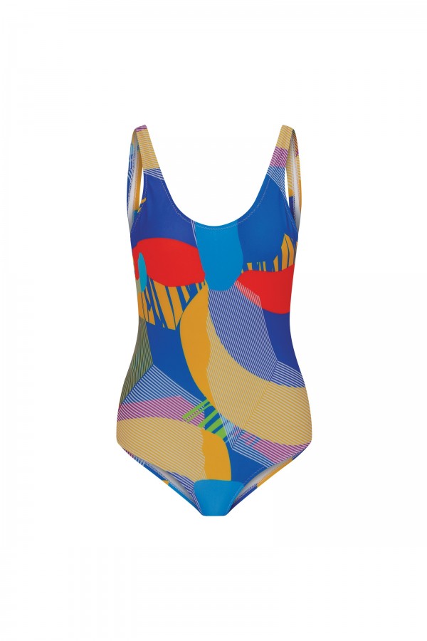 Jill Graphic Print Swimsuit TN