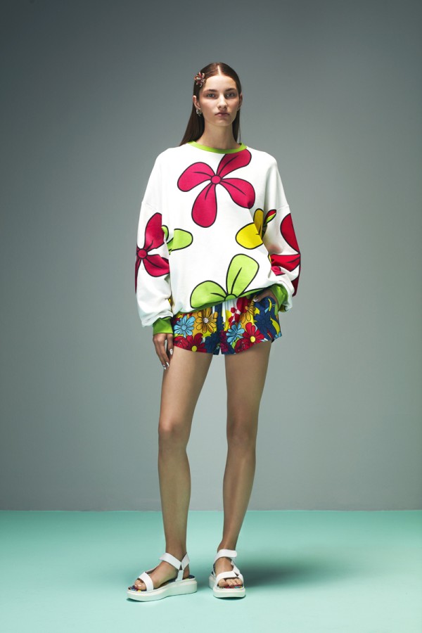 Mia Floral Print Mini Shorts HOVER