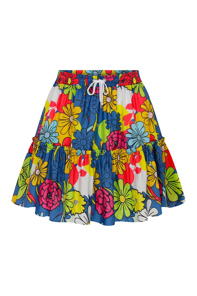 Lina Floral Printed Skirt 4
