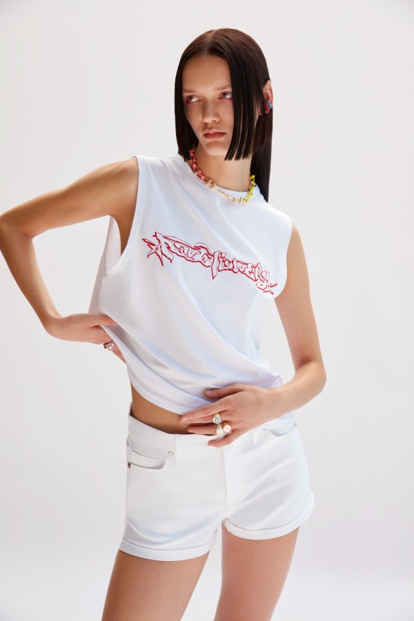 Eva Embroidered T-Shirt HOVER