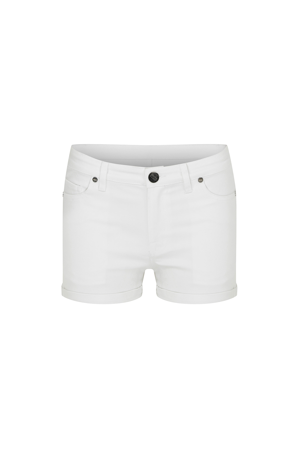 Amaya White Denim Shorts 4