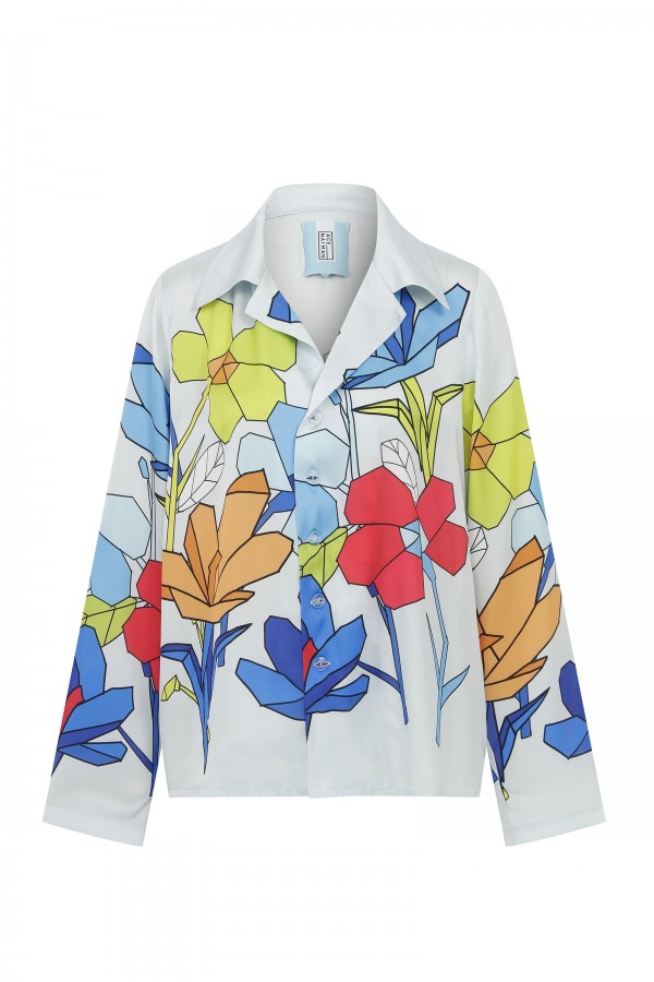 Jamie Floral Pajama Shirt TN