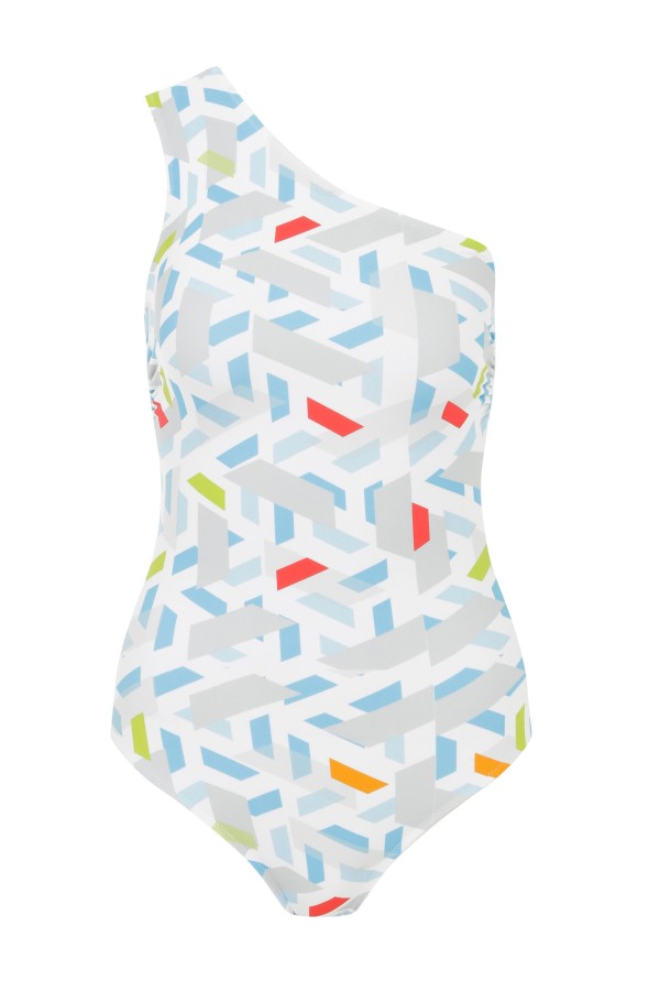 Stacy Grey Graphic Swimsuit TN