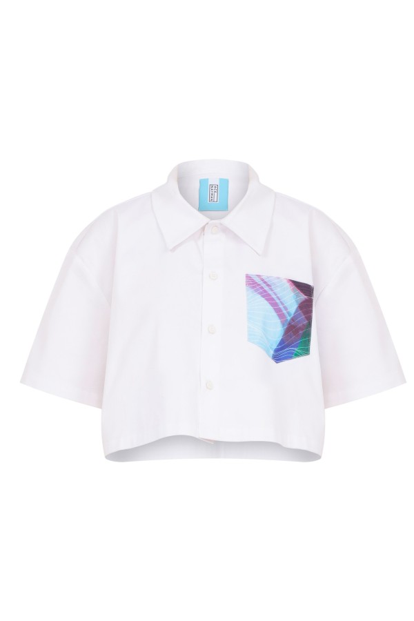 Madelyn Cropped Shirt image last